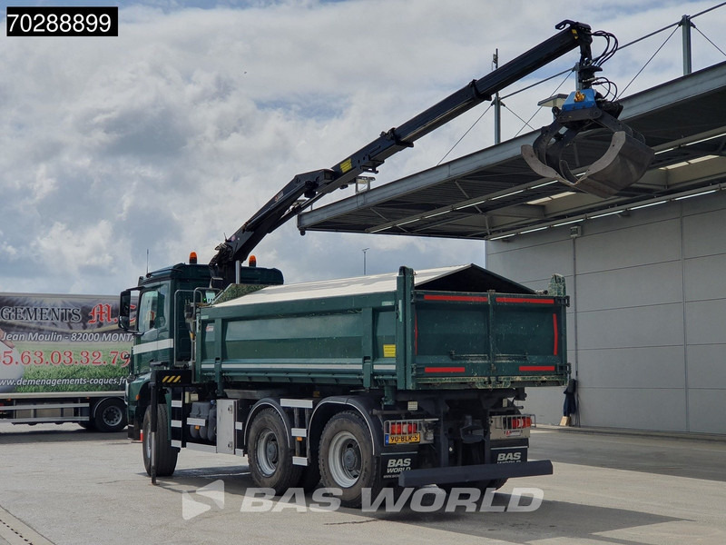 Mercedes-Benz Arocs 3342 Arocs 6X6 NL-Truck HMF 1643 Z-Crane Kran Steering Axle Big-Axle Euro 6 - Autocarro ribaltabile, Camion con gru: foto 2 Mercedes-Benz Arocs 3342 Arocs 6X6 NL-Truck HMF 1643 Z-Crane Kran Steering Axle Big-Axle Euro 6 - Autocarro ribaltabile, Camion con gru: foto 2