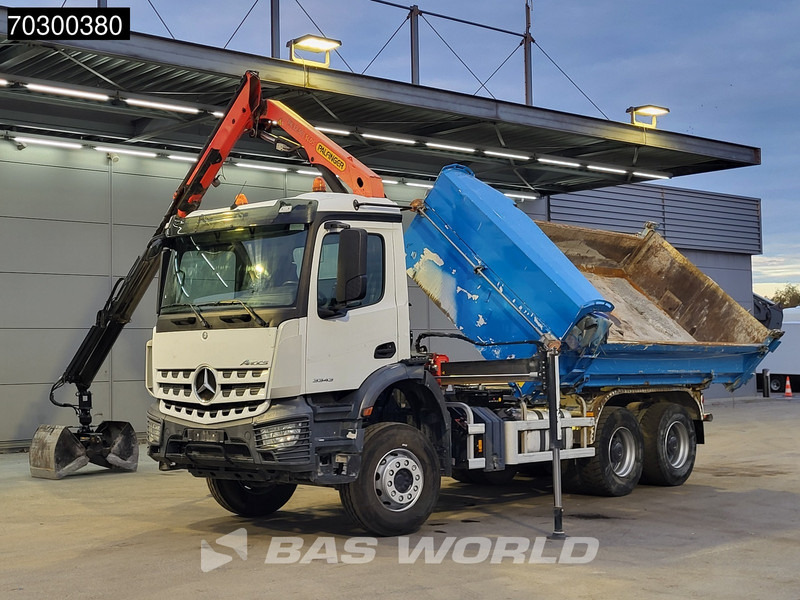 Mercedes-Benz Arocs 3343 6X4 Palfinger PK12.501 SLD Kran Crane 7m3 tipper Big-Axle Automatic Euro 6 - Autocarro ribaltabile, Camion con gru: foto 5 Mercedes-Benz Arocs 3343 6X4 Palfinger PK12.501 SLD Kran Crane 7m3 tipper Big-Axle Automatic Euro 6 - Autocarro ribaltabile, Camion con gru: foto 5