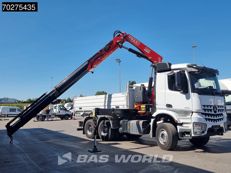 Mercedes-Benz Arocs 3348 6X4 Fassi F255A2.24 Kran Crane 9m3 3-Sided Tipper Big-Axle Euro 6 - Autocarro ribaltabile, Camion con gru: foto 5 Mercedes-Benz Arocs 3348 6X4 Fassi F255A2.24 Kran Crane 9m3 3-Sided Tipper Big-Axle Euro 6 - Autocarro ribaltabile, Camion con gru: foto 5