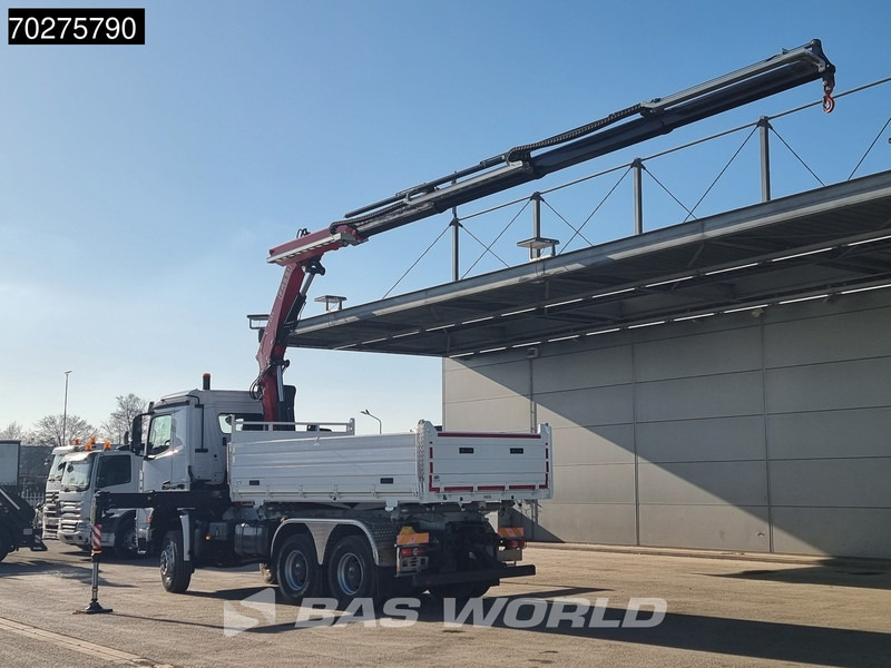 Mercedes-Benz Arocs 3348 6X6 Full Steel Retarder Fassi 25T/M Crane Kran Euro 6 - Autocarro ribaltabile, Camion con gru: foto 2 Mercedes-Benz Arocs 3348 6X6 Full Steel Retarder Fassi 25T/M Crane Kran Euro 6 - Autocarro ribaltabile, Camion con gru: foto 2