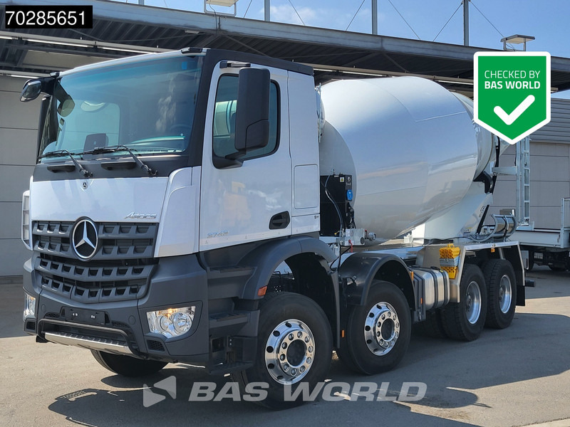 Mercedes-Benz Arocs 3743 8X4 NEW! 10m3 Mixer Big-Axle Steelsuspension Automatic Euro 6 - Autobetoniera: foto 1 Mercedes-Benz Arocs 3743 8X4 NEW! 10m3 Mixer Big-Axle Steelsuspension Automatic Euro 6 - Autobetoniera: foto 1
