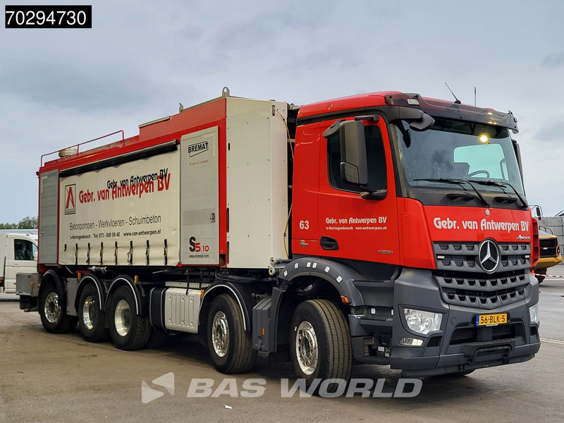 Mercedes-Benz Arocs 4951 Arocs 10X4 NL-Truck Bremat S5.10.13 XL sandmortal Lift+Steering Axle Euro 6 - Pompa autocarrata: foto 3 Mercedes-Benz Arocs 4951 Arocs 10X4 NL-Truck Bremat S5.10.13 XL sandmortal Lift+Steering Axle Euro 6 - Pompa autocarrata: foto 3