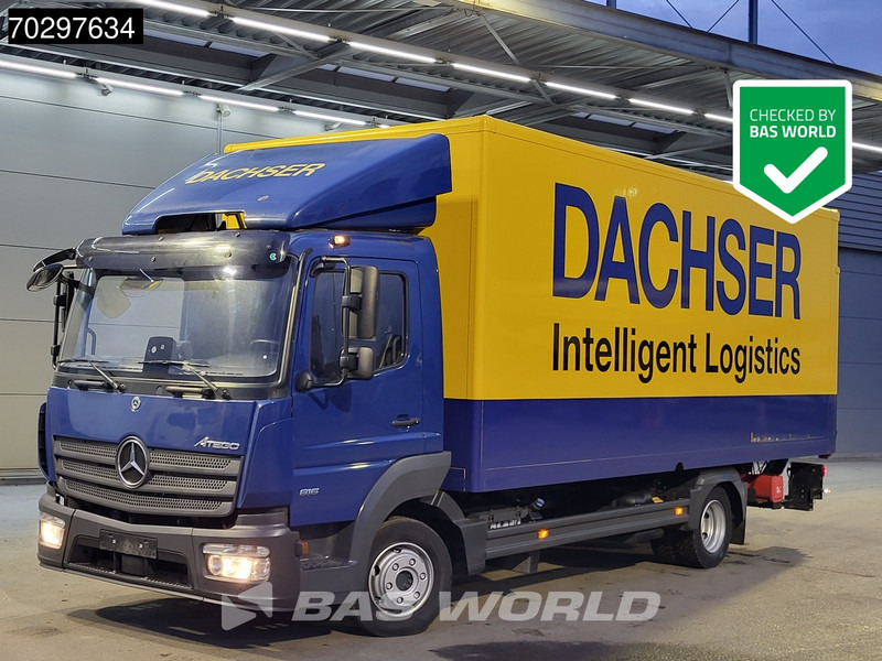 Mercedes-Benz Atego 816 4X2 8tonner Automatic 1000kg Ladebordwand Euro 6 - Autocarro furgonato: foto 1 Mercedes-Benz Atego 816 4X2 8tonner Automatic 1000kg Ladebordwand Euro 6 - Autocarro furgonato: foto 1