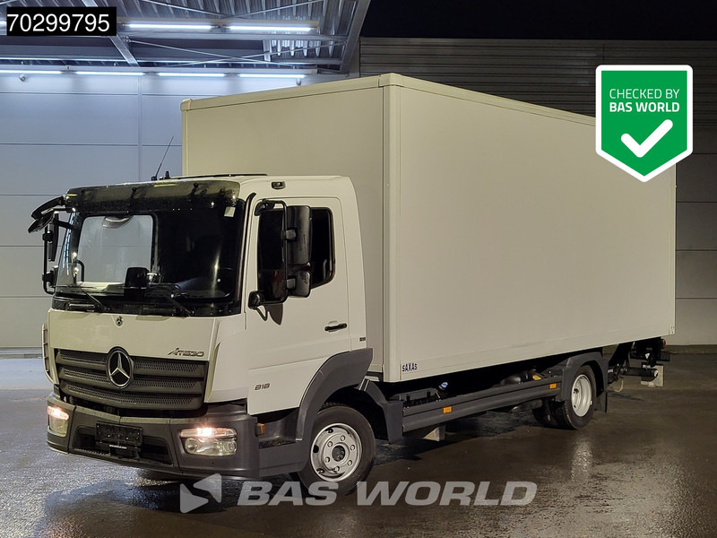 Mercedes-Benz Atego 818 4X2 8 tonner Automatic 1000kg Ladebordwand Euro 6 - Autocarro furgonato: foto 1 Mercedes-Benz Atego 818 4X2 8 tonner Automatic 1000kg Ladebordwand Euro 6 - Autocarro furgonato: foto 1