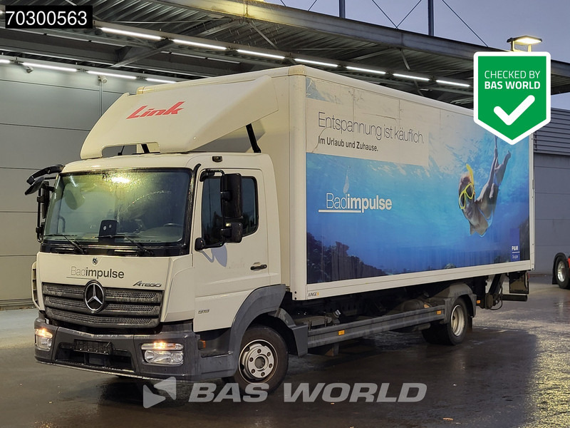 Mercedes-Benz Atego 818 4X2 8tonner Automatic 1500kg Ladebordwand Euro 6 - Autocarro furgonato: foto 1 Mercedes-Benz Atego 818 4X2 8tonner Automatic 1500kg Ladebordwand Euro 6 - Autocarro furgonato: foto 1