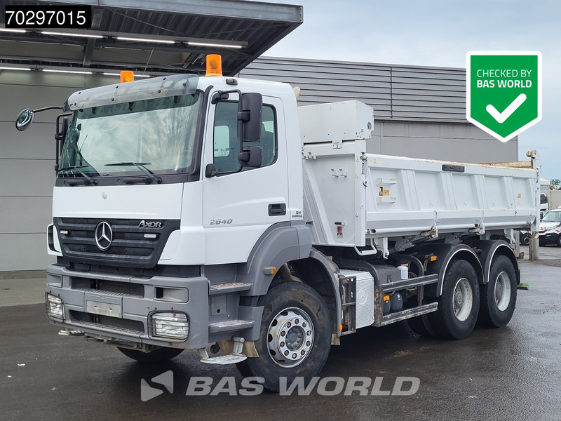 Mercedes-Benz Axor 2640 6X4 10m3 Meiller Tipper Steelsuspension Manual Euro 4 - Autocarro ribaltabile: foto 1 Mercedes-Benz Axor 2640 6X4 10m3 Meiller Tipper Steelsuspension Manual Euro 4 - Autocarro ribaltabile: foto 1