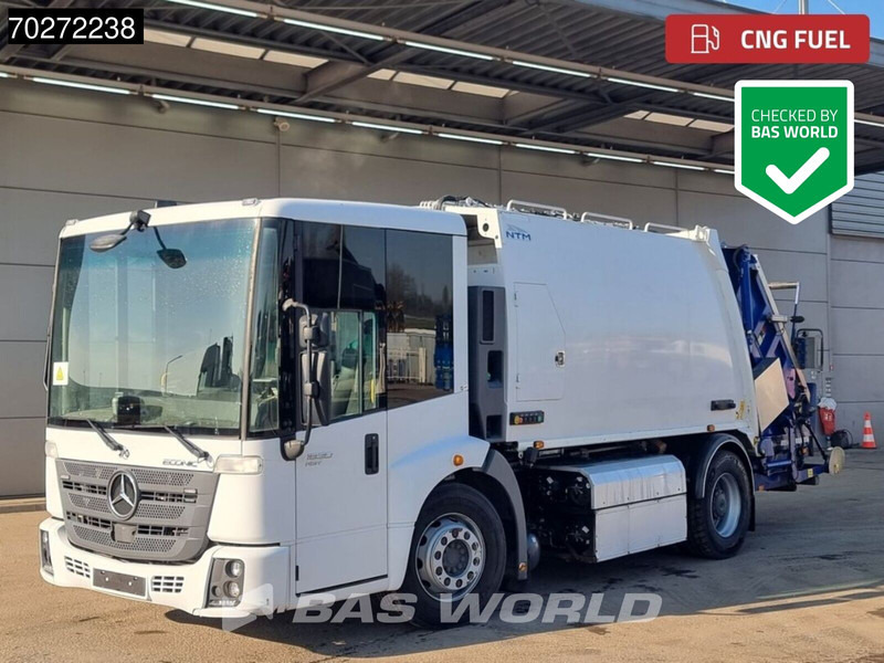 Mercedes-Benz Econic 1830 4X2 NTM KGLS-HL 13m3 CNG! engine Euro 6 - Camion immondizia: foto 1 Mercedes-Benz Econic 1830 4X2 NTM KGLS-HL 13m3 CNG! engine Euro 6 - Camion immondizia: foto 1
