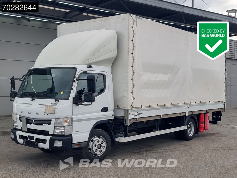 Mitsubishi 7C18 4X2 1000kg Ladebordwand Automatic Euro 6 - Camion centinato: foto 1 Mitsubishi 7C18 4X2 1000kg Ladebordwand Automatic Euro 6 - Camion centinato: foto 1