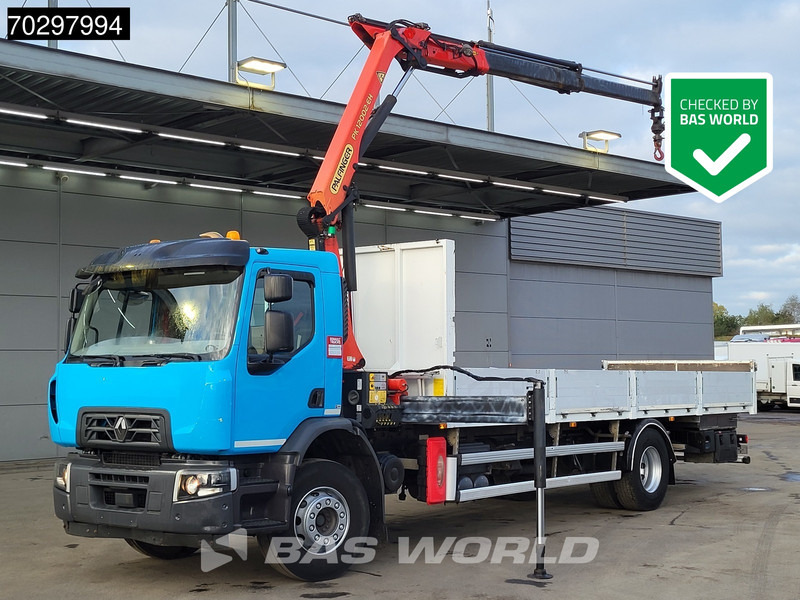 Renault C 320 C 4X2 Palfinger PK 12002 EH Euro 6 - Autocarro con pianale/ Cassone fisso, Camion con gru: foto 1 Renault C 320 C 4X2 Palfinger PK 12002 EH Euro 6 - Autocarro con pianale/ Cassone fisso, Camion con gru: foto 1