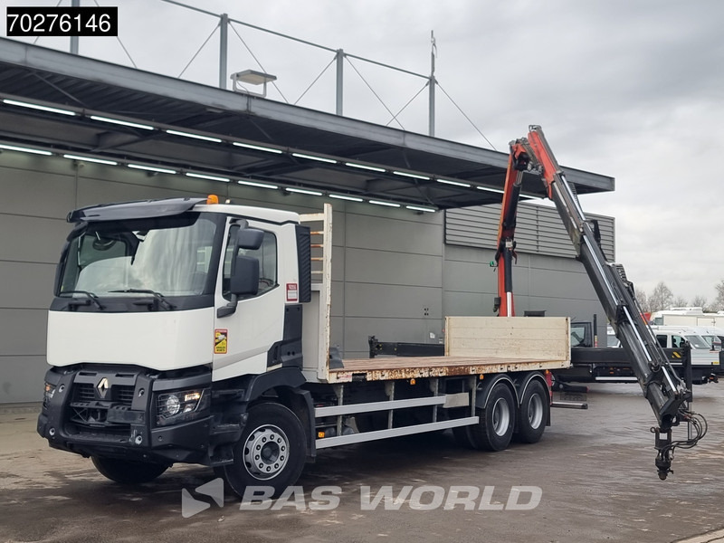 Renault C 380 6X4 Palfinger PK18002-EH C Remote Retarder Euro 6 - Autocarro con pianale/ Cassone fisso, Camion con gru: foto 5 Renault C 380 6X4 Palfinger PK18002-EH C Remote Retarder Euro 6 - Autocarro con pianale/ Cassone fisso, Camion con gru: foto 5