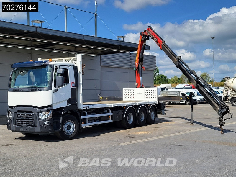 Renault C 380 8X4 Palfinger PK 23001 EH Remote Lift+Lenkachse Euro 6 - Autocarro con pianale/ Cassone fisso, Camion con gru: foto 3 Renault C 380 8X4 Palfinger PK 23001 EH Remote Lift+Lenkachse Euro 6 - Autocarro con pianale/ Cassone fisso, Camion con gru: foto 3
