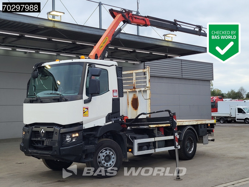 Renault C 380 C 4X2 Palfinger PK 12.501 Crane Big-Axle Steelsuspension Automatic Euro 6 - Autocarro con pianale/ Cassone fisso, Camion con gru: foto 1 Renault C 380 C 4X2 Palfinger PK 12.501 Crane Big-Axle Steelsuspension Automatic Euro 6 - Autocarro con pianale/ Cassone fisso, Camion con gru: foto 1