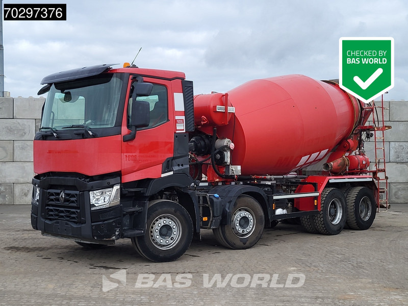 Renault C 430 8X4 9m3 Liebherr Mixer Steelsuspension Big-Axle Euro 6 - Autobetoniera: foto 1 Renault C 430 8X4 9m3 Liebherr Mixer Steelsuspension Big-Axle Euro 6 - Autobetoniera: foto 1