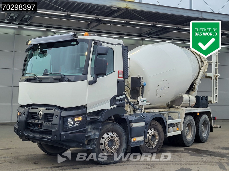 Renault C 430 8X4 9m3 Stetter Mixer Big-Axle Steelsuspension Automatic Euro 6 - Autobetoniera: foto 1 Renault C 430 8X4 9m3 Stetter Mixer Big-Axle Steelsuspension Automatic Euro 6 - Autobetoniera: foto 1