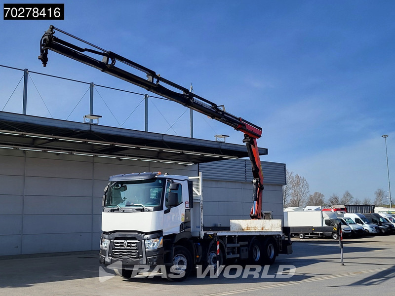 Renault C 430 8X4 Palfinger PK33002EH Euro 6 Big Axle - Autocarro con pianale/ Cassone fisso, Camion con gru: foto 3 Renault C 430 8X4 Palfinger PK33002EH Euro 6 Big Axle - Autocarro con pianale/ Cassone fisso, Camion con gru: foto 3