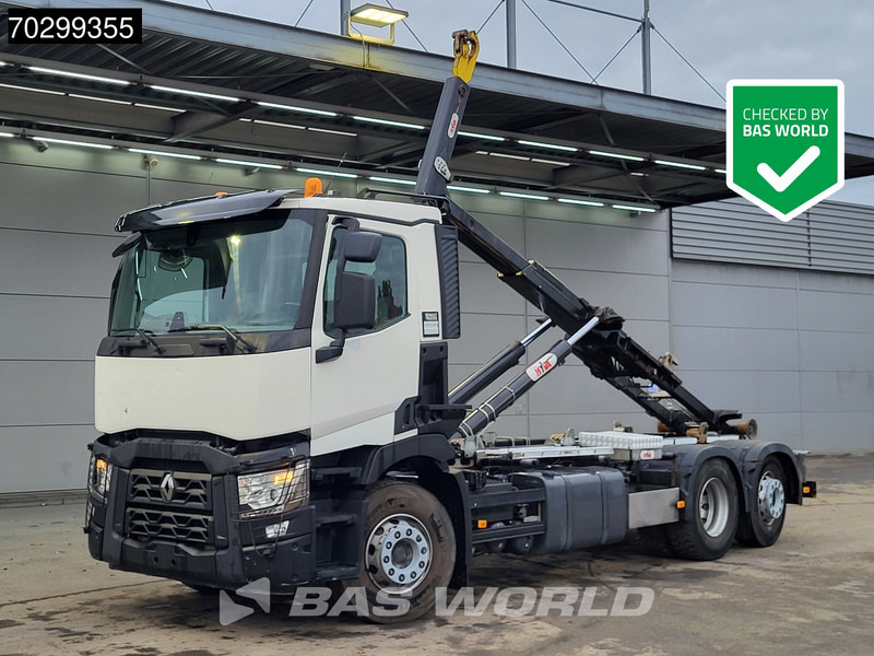 Renault C 460 6X2 20 tons Hyva 20-57-S containersystem Lift+steering Axle Automatic LED - Autocarro scarrabile: foto 1 Renault C 460 6X2 20 tons Hyva 20-57-S containersystem Lift+steering Axle Automatic LED - Autocarro scarrabile: foto 1