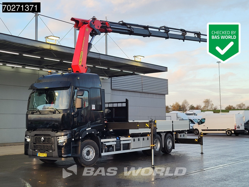 Renault C 480 6X2 NEW! Palfinger PK41002 EH Crane Kran ACC Euro 6 - Autocarro con pianale/ Cassone fisso, Camion con gru: foto 1 Renault C 480 6X2 NEW! Palfinger PK41002 EH Crane Kran ACC Euro 6 - Autocarro con pianale/ Cassone fisso, Camion con gru: foto 1