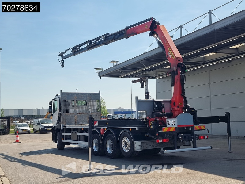Renault C 480 8X4 Palfinger 24.001 SLD5 Kran Crane Lift-Lenkachse Euro 6 - Autocarro con pianale/ Cassone fisso, Camion con gru: foto 2 Renault C 480 8X4 Palfinger 24.001 SLD5 Kran Crane Lift-Lenkachse Euro 6 - Autocarro con pianale/ Cassone fisso, Camion con gru: foto 2
