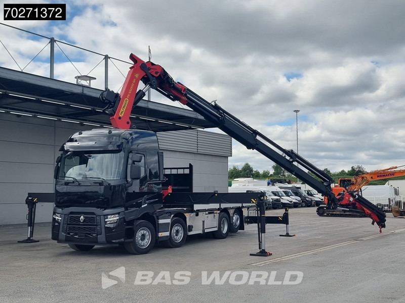 Renault C 520 8X2 Palfinger PK65002 SH Crane Jib Winch Lift+steering Axle Euro 6 - Autocarro con pianale/ Cassone fisso, Camion con gru: foto 5 Renault C 520 8X2 Palfinger PK65002 SH Crane Jib Winch Lift+steering Axle Euro 6 - Autocarro con pianale/ Cassone fisso, Camion con gru: foto 5