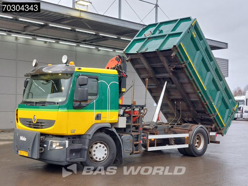 Renault D 280 D 4X2 Palfinger 12t/m Crane Tipper Automatic Euro 5 - Autocarro ribaltabile, Camion con gru: foto 2 Renault D 280 D 4X2 Palfinger 12t/m Crane Tipper Automatic Euro 5 - Autocarro ribaltabile, Camion con gru: foto 2