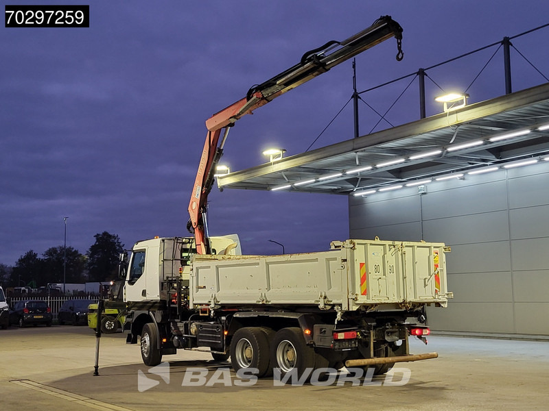 Renault Kerax 370 Kerax 6X4 Fassi F150AXS.22 Crane 10m3 2-side tipper Big-Axle Steelsuspension Manual - Autocarro ribaltabile, Camion con gru: foto 2 Renault Kerax 370 Kerax 6X4 Fassi F150AXS.22 Crane 10m3 2-side tipper Big-Axle Steelsuspension Manual - Autocarro ribaltabile, Camion con gru: foto 2