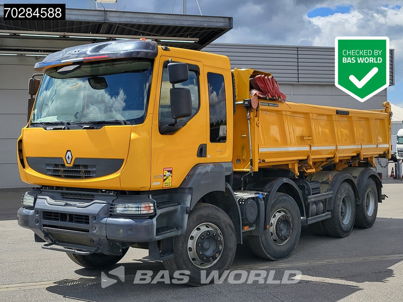 Renault Kerax 480 8X4 13m3 Meiller 2-way tipper Retarder Big-Axle Automatic Euro 5 - Autocarro ribaltabile: foto 1 Renault Kerax 480 8X4 13m3 Meiller 2-way tipper Retarder Big-Axle Automatic Euro 5 - Autocarro ribaltabile: foto 1