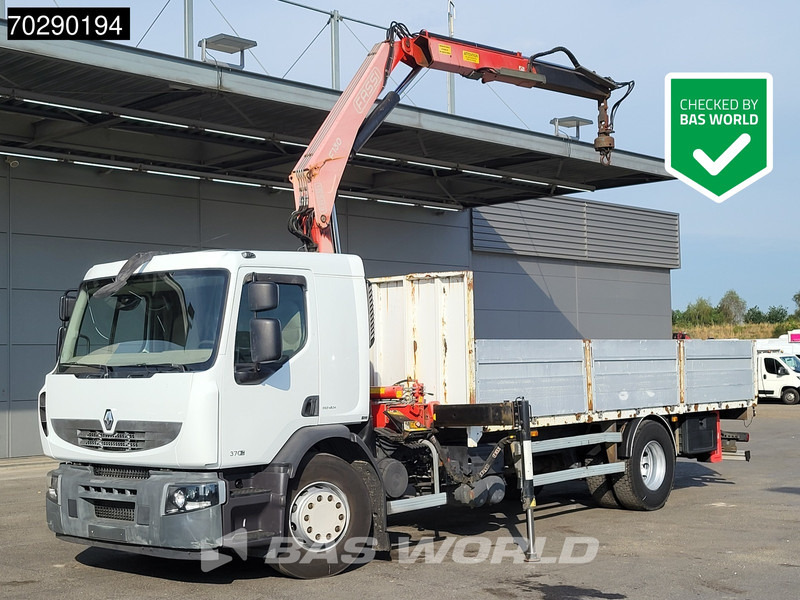 Renault Premium 370 4X2 Fassi F130A.21 Crane Manual Euro 4 - Autocarro con pianale/ Cassone fisso, Camion con gru: foto 1 Renault Premium 370 4X2 Fassi F130A.21 Crane Manual Euro 4 - Autocarro con pianale/ Cassone fisso, Camion con gru: foto 1