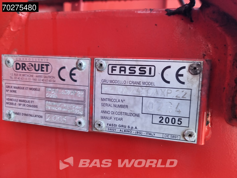Leasing di Renault Premium 420 6X2 Fassi F450AXP.22 Kran Crane Lift-axle Manual Euro 3 Renault Premium 420 6X2 Fassi F450AXP.22 Kran Crane Lift-axle Manual Euro 3: foto 9