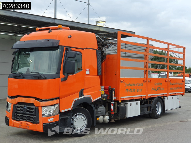 Renault T 380 4X2 Palfinger PK18002-EH Kran Crane Retarder Standklima Euro 6 - Autocarro con pianale/ Cassone fisso, Camion con gru: foto 2 Renault T 380 4X2 Palfinger PK18002-EH Kran Crane Retarder Standklima Euro 6 - Autocarro con pianale/ Cassone fisso, Camion con gru: foto 2