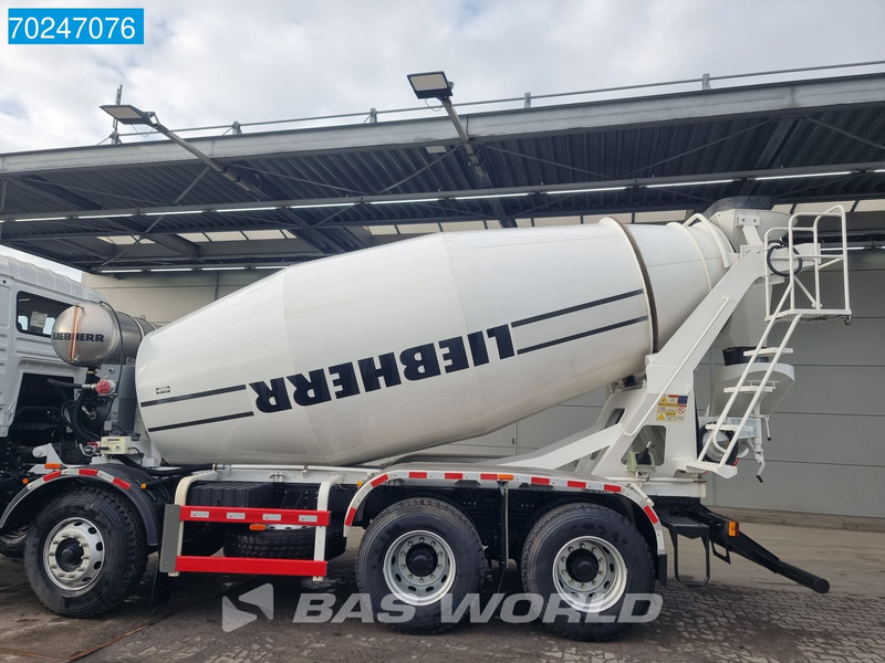 Autobetoniera nuovo SHACMAN 8x4 EURO 6 8X4 NEW! 8m3 Liebherr Mixer Big-Axle Steel Suspension: foto 8