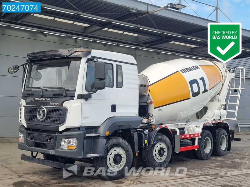 SHACMAN M3000 S 8X4 NEW! 8m3 Liebherr Mixer Big-Axle Steelsuspension - Autobetoniera: foto 1 SHACMAN M3000 S 8X4 NEW! 8m3 Liebherr Mixer Big-Axle Steelsuspension - Autobetoniera: foto 1