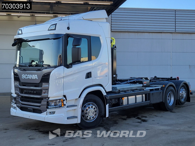Scania G 460 6X2 NEW! 20tons HIAB Containersystem Lift+Steering Axle Automatic Retarder Euro 6 - Autocarro scarrabile: foto 3 Scania G 460 6X2 NEW! 20tons HIAB Containersystem Lift+Steering Axle Automatic Retarder Euro 6 - Autocarro scarrabile: foto 3