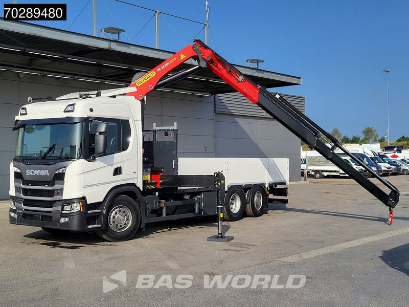 Scania G410 6X2 New! Palfinger PK24.001 SLD 5 Crane Kran Retarder Lift+Steering Axle LED ACC - Autocarro con pianale/ Cassone fisso, Camion con gru: foto 3 Scania G410 6X2 New! Palfinger PK24.001 SLD 5 Crane Kran Retarder Lift+Steering Axle LED ACC - Autocarro con pianale/ Cassone fisso, Camion con gru: foto 3