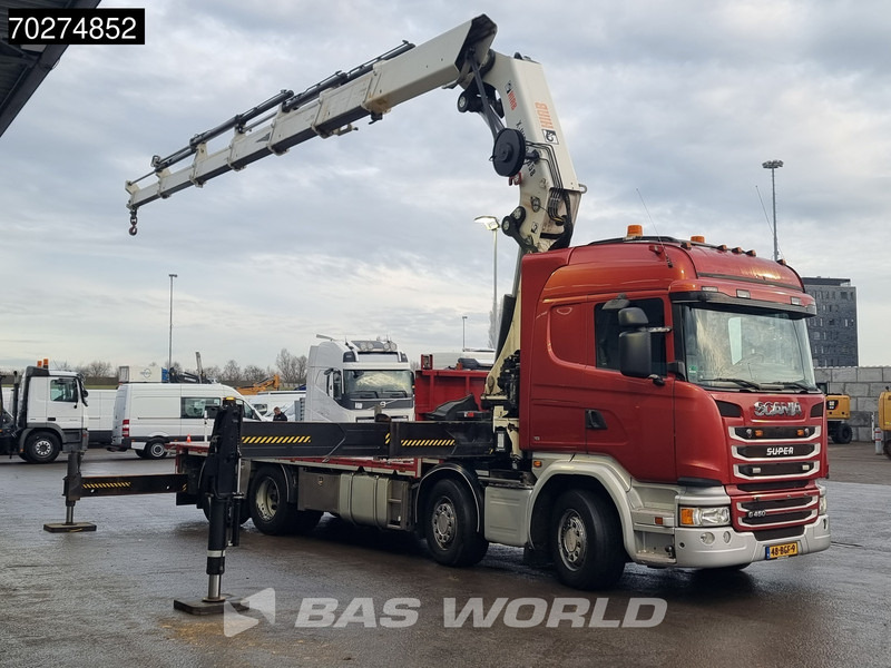Scania G450 8X2 NL-Truck Hiab X-HIPRO 1058EP-6 Kran Front stab Retarder Euro 6 - Autocarro con pianale/ Cassone fisso, Camion con gru: foto 3 Scania G450 8X2 NL-Truck Hiab X-HIPRO 1058EP-6 Kran Front stab Retarder Euro 6 - Autocarro con pianale/ Cassone fisso, Camion con gru: foto 3