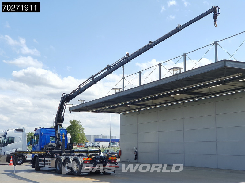 Scania G450 8X4 HIAB X-Hiduo 228 E-6 Crane + 18t Multilift Big-Axle Lift+Lenkachse Euro 6 - Autocarro scarrabile, Camion con gru: foto 2 Scania G450 8X4 HIAB X-Hiduo 228 E-6 Crane + 18t Multilift Big-Axle Lift+Lenkachse Euro 6 - Autocarro scarrabile, Camion con gru: foto 2