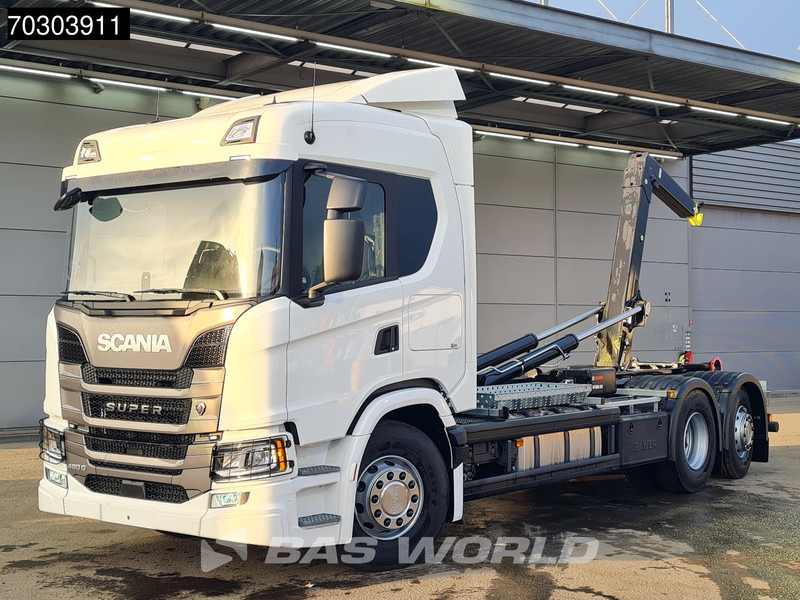 Scania G460 6X2 NEW! 20tons HIAB Containersystem Lift+Steering Axle Automatic Retarder Euro 6 - Autocarro scarrabile: foto 3 Scania G460 6X2 NEW! 20tons HIAB Containersystem Lift+Steering Axle Automatic Retarder Euro 6 - Autocarro scarrabile: foto 3