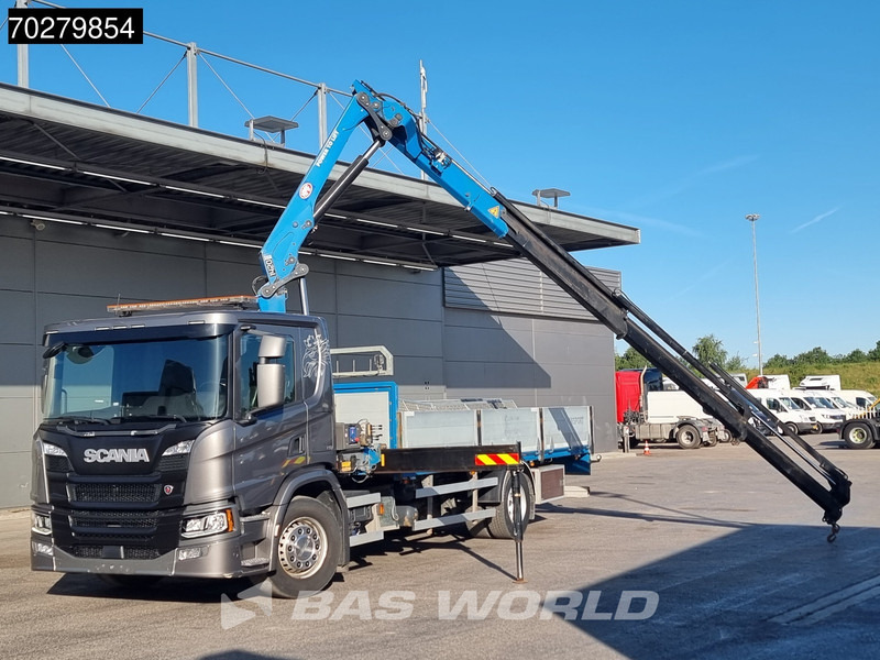Scania P280 4X2 HMF 1420K-RC Kran Crane Automatic Euro 6 - Autocarro con pianale/ Cassone fisso, Camion con gru: foto 5 Scania P280 4X2 HMF 1420K-RC Kran Crane Automatic Euro 6 - Autocarro con pianale/ Cassone fisso, Camion con gru: foto 5