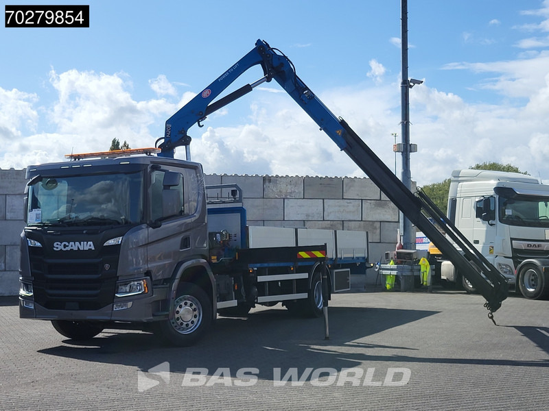 Scania P280 4X2 HMF 1420K-RC Kran Crane Automatic Euro 6 - Autocarro con pianale/ Cassone fisso, Camion con gru: foto 5 Scania P280 4X2 HMF 1420K-RC Kran Crane Automatic Euro 6 - Autocarro con pianale/ Cassone fisso, Camion con gru: foto 5