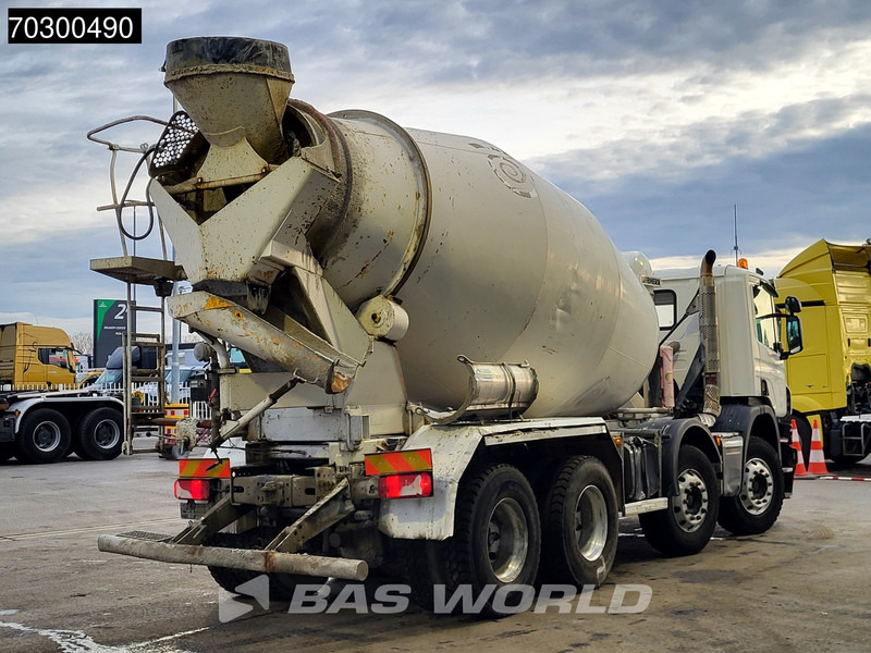 Autobetoniera Scania P410 8X4 9m3 Liebherr HTM 904 FL mixer Steelsuspension Automatic Euro 6: foto 13