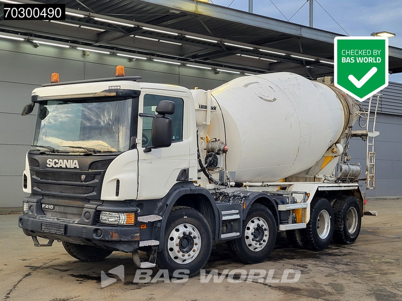 Scania P410 8X4 9m3 Liebherr HTM 904 FL mixer Steelsuspension Automatic Euro 6 - Autobetoniera: foto 1 Scania P410 8X4 9m3 Liebherr HTM 904 FL mixer Steelsuspension Automatic Euro 6 - Autobetoniera: foto 1