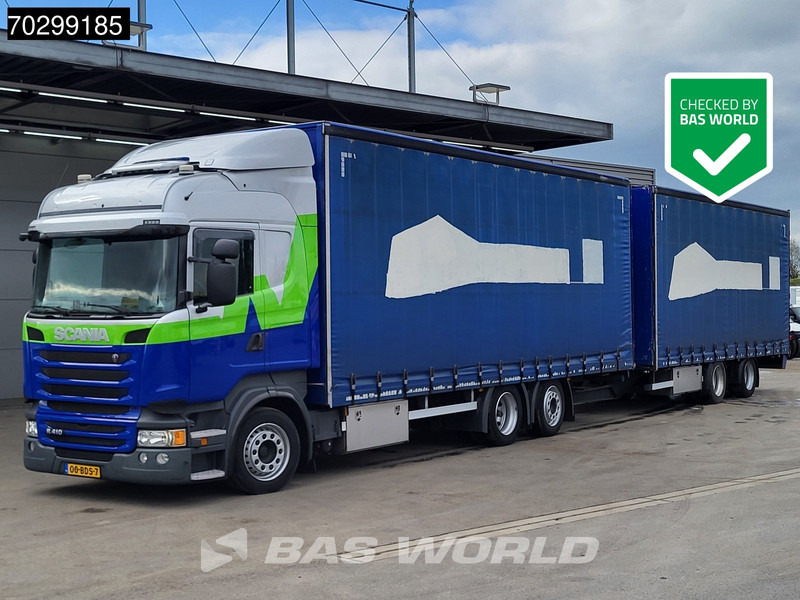 Scania R410 R 6X2 NL-Truck Standairco Lift+Steering-Axle Automatic Euro 6 - Camion centinato: foto 1 Scania R410 R 6X2 NL-Truck Standairco Lift+Steering-Axle Automatic Euro 6 - Camion centinato: foto 1