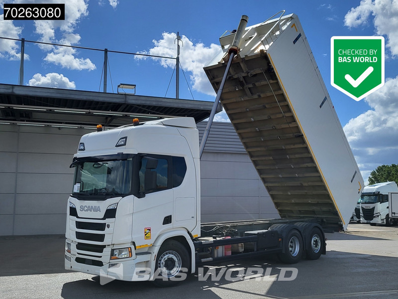 Scania R500 6X2 39m3 Alu kipper Retarder Full air suspension Liftachse Navi Euro 6 - Autocarro ribaltabile: foto 1 Scania R500 6X2 39m3 Alu kipper Retarder Full air suspension Liftachse Navi Euro 6 - Autocarro ribaltabile: foto 1
