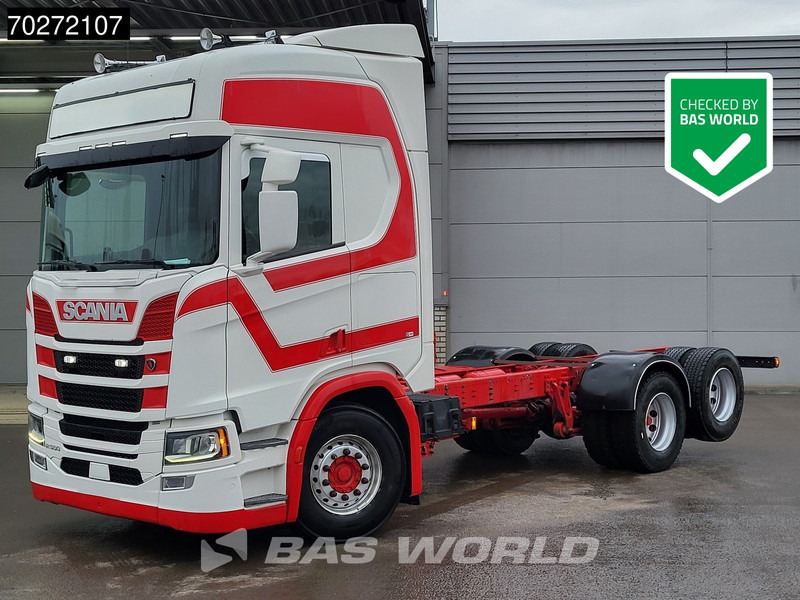 Scania R500 6X2 Chassis Retarder ACC Navi Liftachse Automatic Euro 6 - Autocarro telaio: foto 1 Scania R500 6X2 Chassis Retarder ACC Navi Liftachse Automatic Euro 6 - Autocarro telaio: foto 1