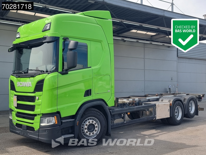 Scania R500 6X2 Retarder Liftachse full air ACC Euro 6 - Autocarro portacontainer/ Caisse interchangeable: foto 1 Scania R500 6X2 Retarder Liftachse full air ACC Euro 6 - Autocarro portacontainer/ Caisse interchangeable: foto 1