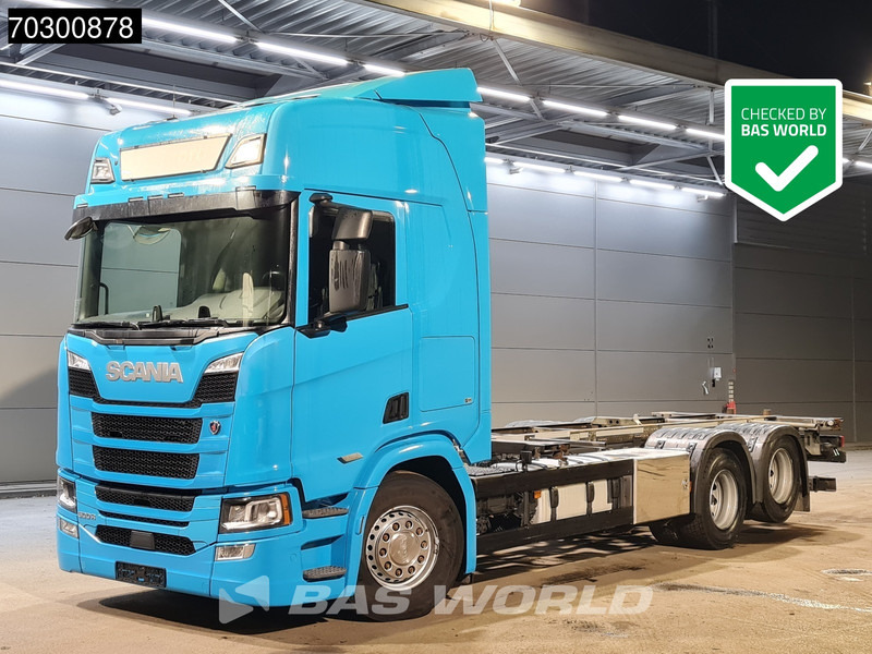Scania R500 R 6X2 WECON BDF Full Air Suspension Retarder Lift-Axle Automatic Leather Seats - Autocarro portacontainer/ Caisse interchangeable: foto 1 Scania R500 R 6X2 WECON BDF Full Air Suspension Retarder Lift-Axle Automatic Leather Seats - Autocarro portacontainer/ Caisse interchangeable: foto 1