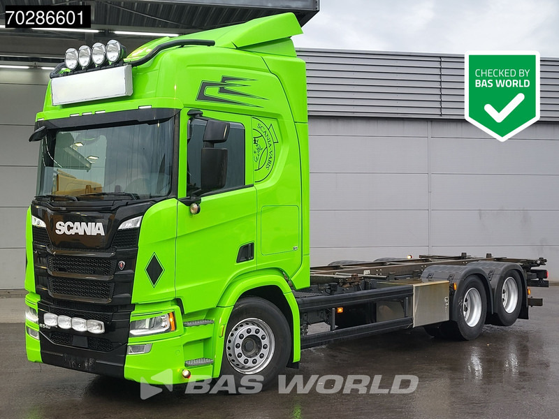 Autocarro portacontainer/ Caisse interchangeable Scania R540 6X2 BDF LiftAxle Automatic Retarder Navi ACC LED Euro 6: foto 1