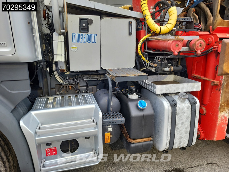 Camion trasporto legname, Camion con gru Scania R580 R 6X4 NL-Truck Diebolt D28.81 Kran Crane Holztransport + Dolly Retarder Euro 6: foto 11