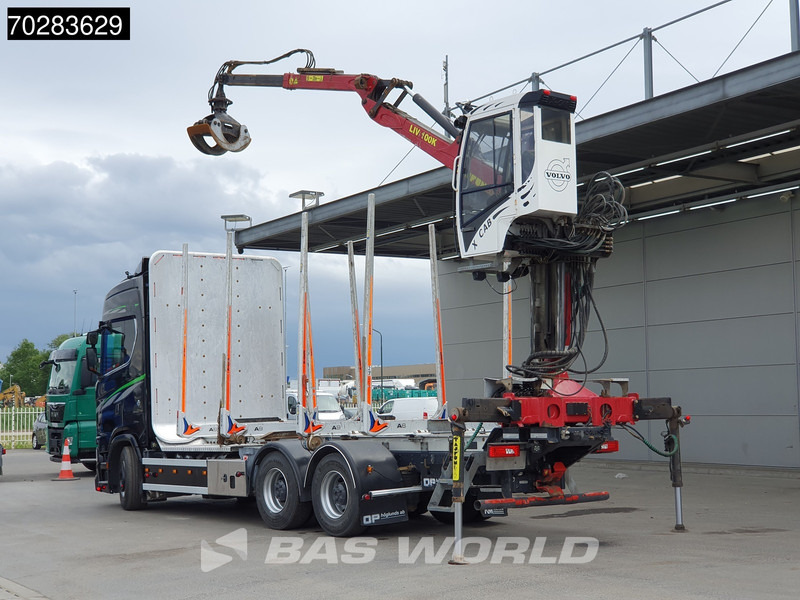 Scania S650 S 6X4 Tajfun LIV100K Kran Holztransport Retarder 3-Pedals Euro 6 - Camion trasporto legname, Camion con gru: foto 2 Scania S650 S 6X4 Tajfun LIV100K Kran Holztransport Retarder 3-Pedals Euro 6 - Camion trasporto legname, Camion con gru: foto 2