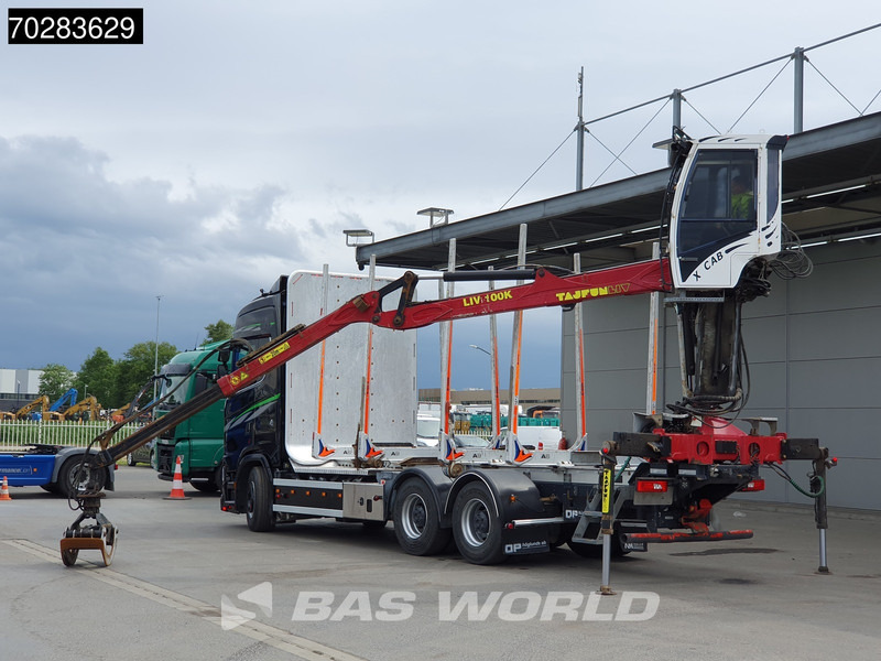Scania S650 S 6X4 Tajfun LIV100K Kran Holztransport Retarder 3-Pedals Euro 6 - Camion trasporto legname, Camion con gru: foto 5 Scania S650 S 6X4 Tajfun LIV100K Kran Holztransport Retarder 3-Pedals Euro 6 - Camion trasporto legname, Camion con gru: foto 5
