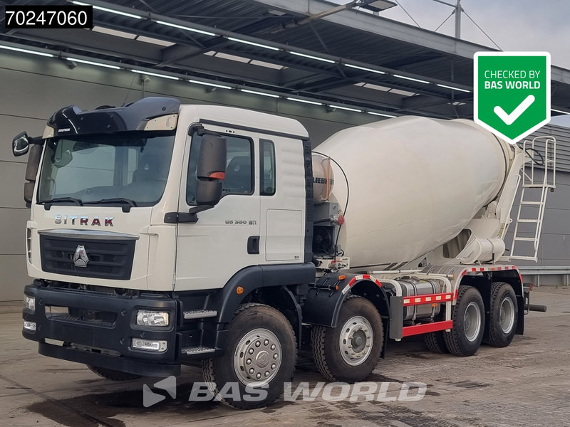 Sitrak G5 350 8X4 8m3 Liebherr HTM 804 H Mixer Big-Axle Steelsuspension - Autobetoniera: foto 1 Sitrak G5 350 8X4 8m3 Liebherr HTM 804 H Mixer Big-Axle Steelsuspension - Autobetoniera: foto 1